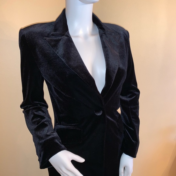 Black VELVET Tuxedo CIELLO COUTURE - Picture 4 of 15